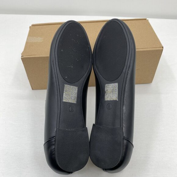 JOURNEE COLLECTION womens slip-on flat Kavn style dress shoe size 8 M Black NEW - Picture 8 of 9